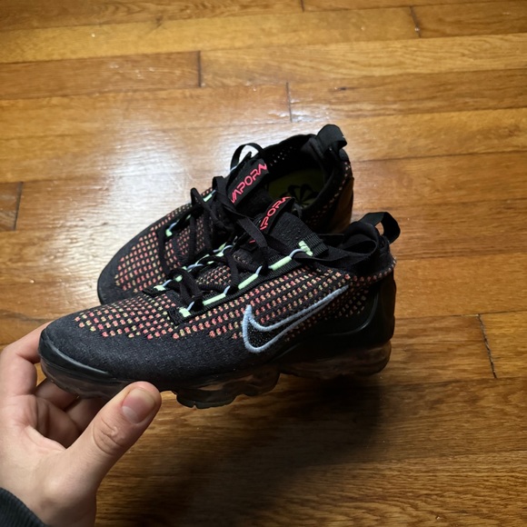 Nike Shoes - Womens Nike Air VaporMax 2021 Flyknit Black Multi-Color